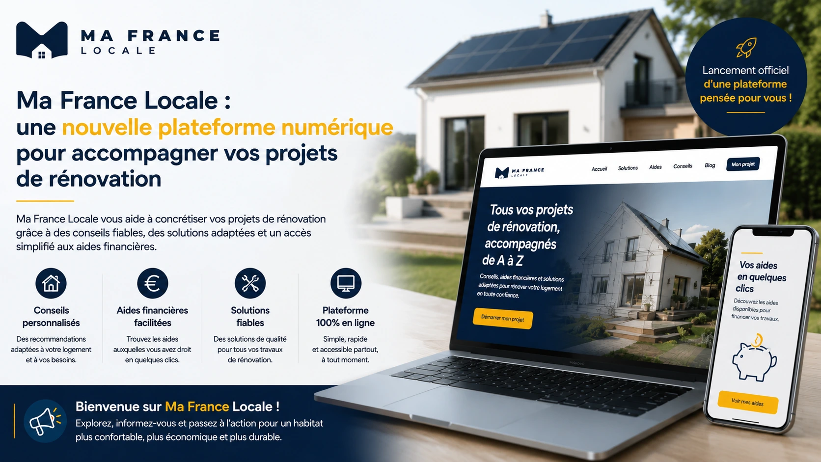 Ma France Locale : une nouvelle plateforme numérique pour accompagner vos projets de rénovation