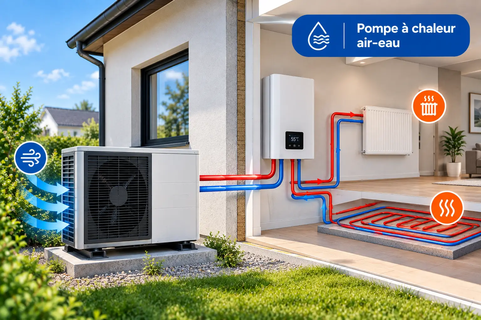 Pompe à chaleur air-eau
