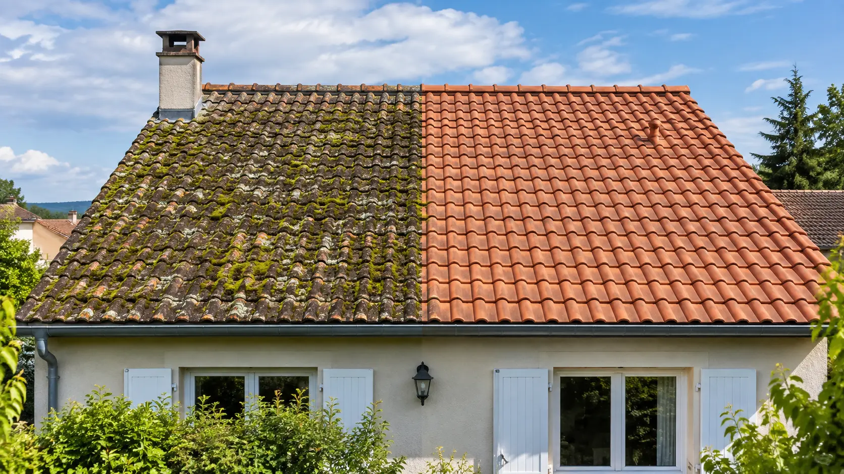 Nettoyage ou démoussage de toiture : quelles différences ?